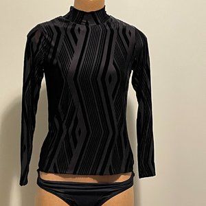 Bar III -long sleeve shirt - NEW - black- size large
